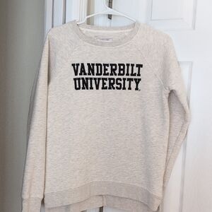 League Cream Sweatshirt with Black Text